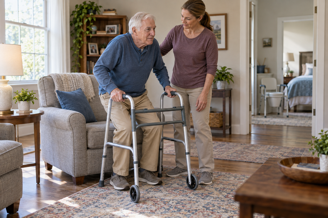 Home Equipment After a Hip Fracture: Safer Mobility and Bathroom Setup