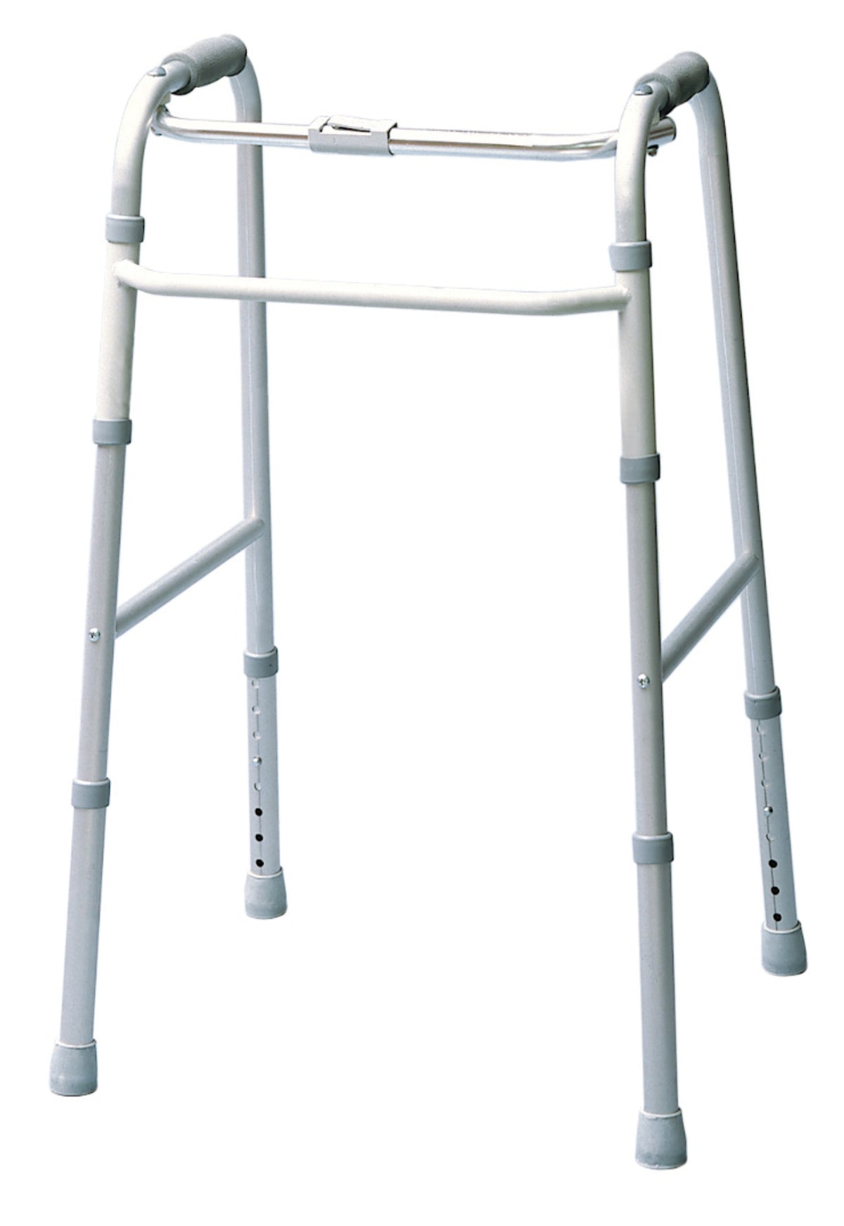 Lumex Single Release Folding Walkers – Standard Rubberized PVC Grip
