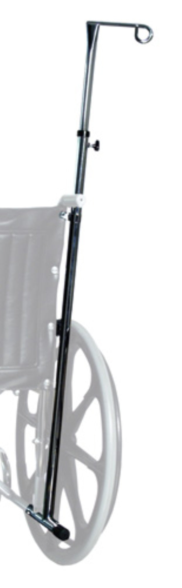 Wheelchair One-Hook I.V. Pole