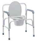 Bariatric 3-in-1 Aluminum Commode