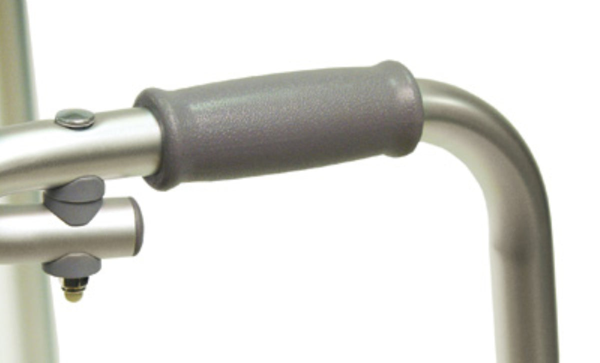 Single Release Folding Walkers - Standard Rubberized PVC Grip