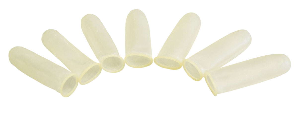 Reinforced Latex Finger Cots - Nonmedical